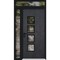 Vdomdoors Aluminum Door Cynex 6106 Dark Stone Entry Steel Metal Modern Painted W36+14xH80+12 Left Inswing CYNEX6106EXD-DARK-W36+14xH80+12-LH-I - alternate 1