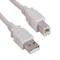Sanoxy 6ft USB 2.0 A Male to B Male Cable, White SNX-CBL-LDR-U2102-8106 - alternate 1