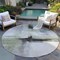 Homeroots 8' Sage Black And Gray Round Abstract Washable Indoor Outdoor Area Rug 603655 - alternate 3