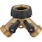 Best Garden Brass Y-Connector Hose Shutoff 59018 - alternate 1