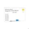Fab Glass And Mirror Glass Dry Erase Board (48in x 60in), White Surface with Eased Corners, Frameless Glass Board for GBZ48x60-SB601 - alternate 1