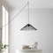 Jonathan Y Connie 20.25" 1-Light Farmhouse Coastal Rattan 180" Cord Plug-In or Hardwired LED Pendant, Black JYL1407B - alternate 5