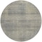Homeroots 8' Khaki Beige And Gray Round Striped Washable Indoor Outdoor Area Rug 588090 - alternate 4