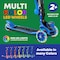 Lifemaster Kids 3-Wheel Scooter with Foldable Seat, LED Wheels, Adjustable Handlebar, Indoor/Outdoor Blue LIFMS22 - alternate 5