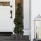 Pure Garden Artificial Tree 4FT Spiral Cypress Topiary Tree with Pot UV-Protected Indoor or Outdoor Fake Plants 50-LG1114 - alternate 3