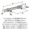 Amerock Central 3 inch (76mm) Center-to-Center Satin Nickel Cabinet Pull, 10PK 10VMP37160G10 - alternate 2