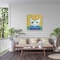 Trademark Fine Art Outdoor Canvas Art Melissa Averinos Kooky Cat II Wall Art for Patios, or Gardens WAP32179-OC2424WR - alternate 2