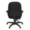 Regency Comfort Series High-Back Multifunctional Fabric Computer Task Chair with Adjustable Arms - Black 125-BK - alternate 3