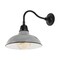 Jonathan Y Aurora 12.25" 1-Light Farmhouse Industrial Indoor/Outdoor Iron LED Gooseneck Arm Outdoor Sconce, Gray JYL7613D - alternate 2