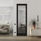 Sartodoors Hidden Door, Lucia 2166 Matte Black Concealed Metal Frame 32 x 96 Left Inswing LUCIA2166MF-BLK-32x96-LH-I - alternate 2
