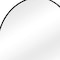 Homeroots 38" Black Metal Arch Framed Accent Mirror 719127 - alternate 3