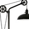 Homeroots 72" Black Adjustable Reading Floor Lamp With Black Metal Dome Shade 523444 - alternate 5