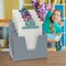 Acrimet 5 Section Incline File Sorter Desk Organizer Rack for Office Desktop Plastic Silver Color 225.4 - alternate 4