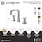 Kingston Brass Widespread Bathroom Faucet with Push Pop-Up Drain, Polished Chrome KS1411RNX - alternate 3