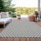 Homeroots 3' X 5' Ivory And Black Floral Washable Indoor Outdoor Area Rug 610654 - alternate 5