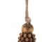 Homeroots Set of Four Brown Wood Christmas Tree Shaped Ornaments, 4PK 633366 - alternate 4