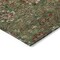 Homeroots 8' X 10' Fern Green Brown And Red Floral Washable Indoor Outdoor Area Rug 603416 - alternate 3
