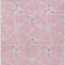 Homeroots 10' X 14' Pink And Ivory Geometric Washable Indoor Outdoor Area Rug 612892 - alternate 5
