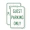 Signmission Guest Parking Only, 12'' X 18'' 2 Signs, Heavy Gauge Aluminum, 2PK A-1218-2PACK-23929 - alternate 1