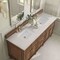 James Martin Vanities Lorelai 72" Double Vanity, Mid-Century Walnut, w/ 3 CM Siberian Silestone Top 424-V72-WLT-3SFR - alternate 3