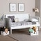 Baxton Studio Lucera Bobbin Daybed, Wooden Spindle Bed Frame, Twin, White 263-14373-ZORO - alternate 6