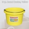 Tuff Stuff Products SRNYE 5 qt. Round Bucket; Yellow SRNYE - alternate 3