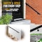 Nuvo Iron 4' Endless Flush Side Wall Mount Handrail Kit, Black EFSW4BLK-US - alternate 5