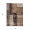 Homeroots 3' X 5' Brown Black And Tan Abstract Washable Indoor Outdoor Area Rug 606044 - alternate 3