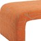 Homeroots 50in Orange Fabric and Plastic Upholstered Bench 668863 - alternate 4