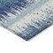 Homeroots 9' X 12' Blue Gray And Ivory Striped Washable Indoor Outdoor Area Rug 598332 - alternate 3