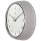 Infinity Instruments Retro Round Metal Wall Clock, Stone Grey, 9.5 in 10940ST - alternate 3