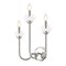 Z-Lite Allistair 3-Light Wall Sconce, 15 in W, Polished Nickel 352-3S-PN - alternate 3