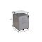 Homeroots 16" Gray Wood Drawer Filing Cabinet 723069 - alternate 2