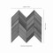 Msi Water Color Graphite 12 In. X 15 In. Glazed Porcelain Mesh-Mounted Mosaic Tile, 4PK ZOR-PT-0357 - alternate 5