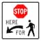 Sign Solutions Usa Traffic Sign, 30 in Width, Aluminum Sign, Square DUS12DWT3030R1-5bL - alternate 1