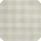 Homeroots 8' Ivory And Beige Round Plaid Washable Indoor Outdoor Area Rug 595489 - alternate 3