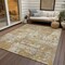 Homeroots 3' X 5' Gold Brown And Beige Abstract Washable Indoor Outdoor Area Rug 597962 - alternate 4