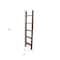 Homeroots 57" Brown Rustic Five Step Wood Ladder Shelf 380323 - alternate 3