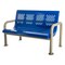 Jamestown Advanced Products 6' Perforated Bench, Powder Coated, Pad Mount BPERF-6-PER-S-----PC-PC - alternate 2
