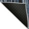 Homeroots 8' Blue Black And Gray Round Striped Washable Indoor Outdoor Area Rug 603217 - alternate 2