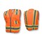 Radians Polyester mesh front and back with solid pockets, Zipper Closure, Orange, Size 3X SV6HO-3X - alternate 4