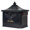 Architectural Mailboxes Hamilton Premium Post-Mount Security Mailbox, Black HM200BAM - alternate 1