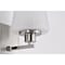 Nuvo Lune, 1 Light Vanity, Brushed Nickel Finish, Etched White Glass 60/8221 - alternate 5