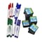 Flipside 9 x 12 Dry Erase XY Axis/Dry Erase, Two-Sided with colored markers and erasers - Class Pack 12 19100 - alternate 3