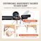 Vevor Professional Massage Table 28 in W Portable 2 Folding Massage Table 600LBS WT221A-70cm - alternate 3