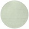 Homeroots 8' Mint Green And Ivory Round Geometric Washable Indoor Outdoor Area Rug 602427 - alternate 3