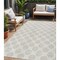 Homeroots 5' X 8' Ivory And Beige Polka Dot Washable Indoor Outdoor Area Rug 614906 - alternate 1