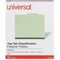 Universal Classification Folder, Letter, Green, 10PK UNV10251 - alternate 2