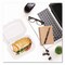 Dart Microwaveable Hinged Containers, ProPlanet Seal, 6.5 x 9 x 3, Clear, Plastic, 300PK 69PPHT1 - alternate 3
