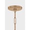 Troy Lighting Kori 15.75in wide 1 Light Pendant in Patina Brass F4916-PBR - alternate 4